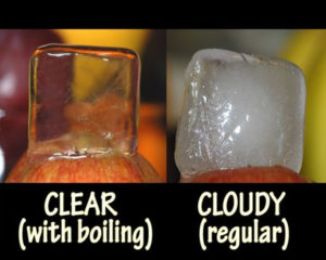 have crystal-clear ice cubes