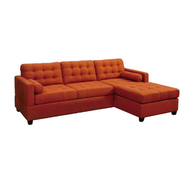 Burnt Orange Sectional Sofa