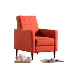 Muted Orange Single Chair