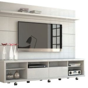 Enormous White TV Stand