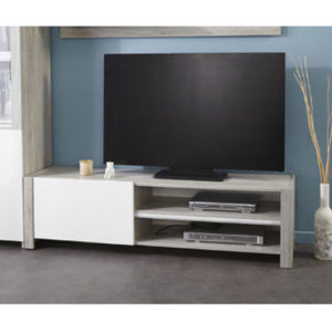Two Tone Low TV Stand
