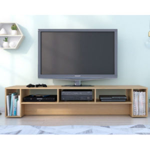 Tan Contemporary TV Stand