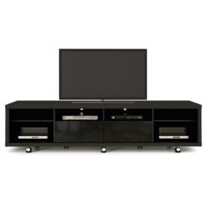 White Large Drawer TV Stand