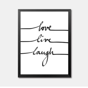 Love Live Laugh Wall Art