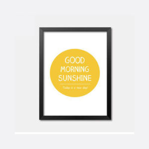 Good Morning Sunshine Framed Art