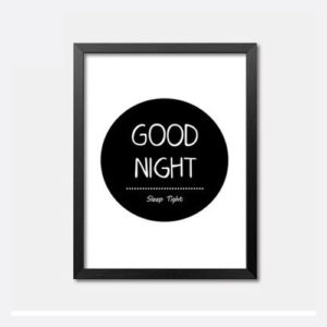 Good Night Framed Wall Art