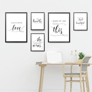Collective Textual Framed Wall Art