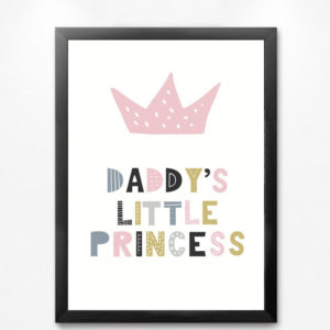 Daddy's Princess Wall Art