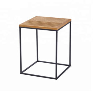 Metal Cube Side Table
