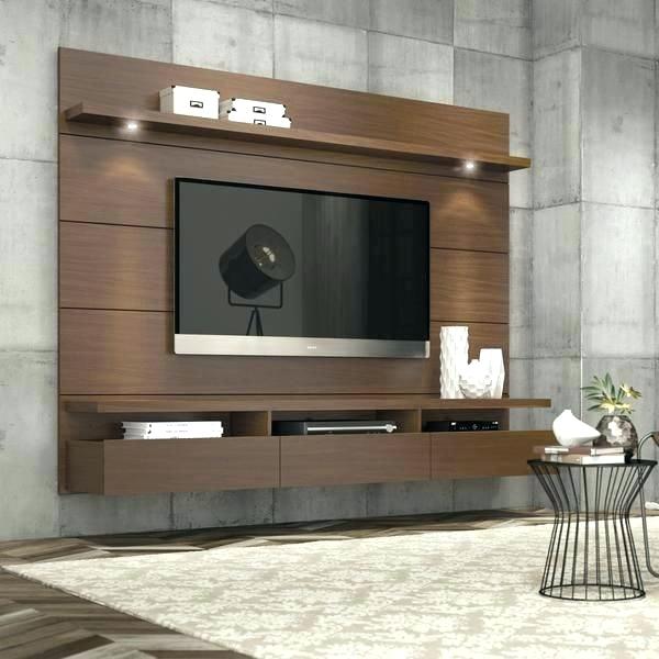 Tutor Glat absorberende Avocato Argento Wall Mount TV Stand available Online - DECORHUBNG