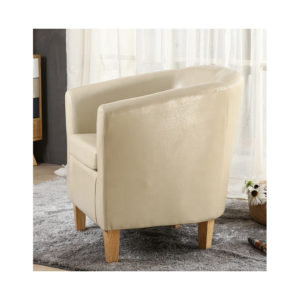 Cream Barrel Armchair