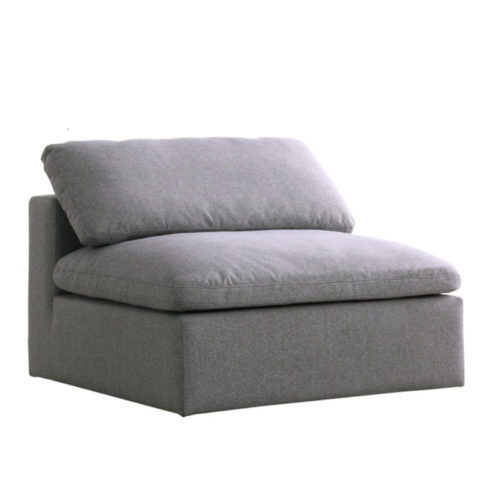 Grey Armless Chair