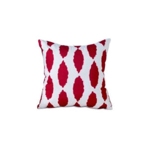 Red Geometric Pillow D