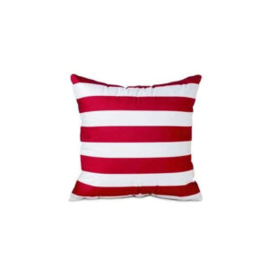 Red Geometric Pillow E