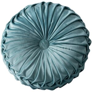 Mint Pleated Throw Pillow